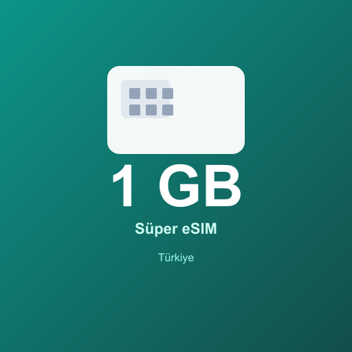 Süper eSIM - 1 GB